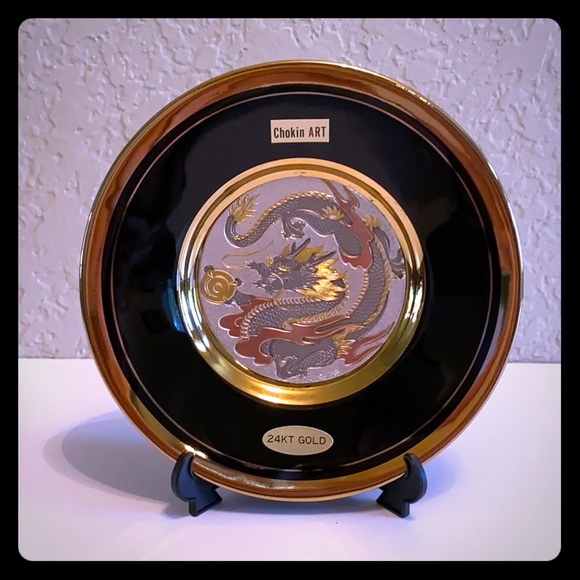 Other - 6” Chokin 24kt gold plate; NWT
